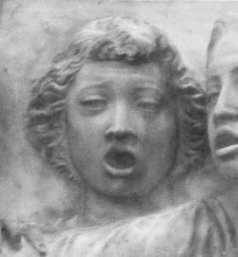 Luca della Robbia, Putto canore